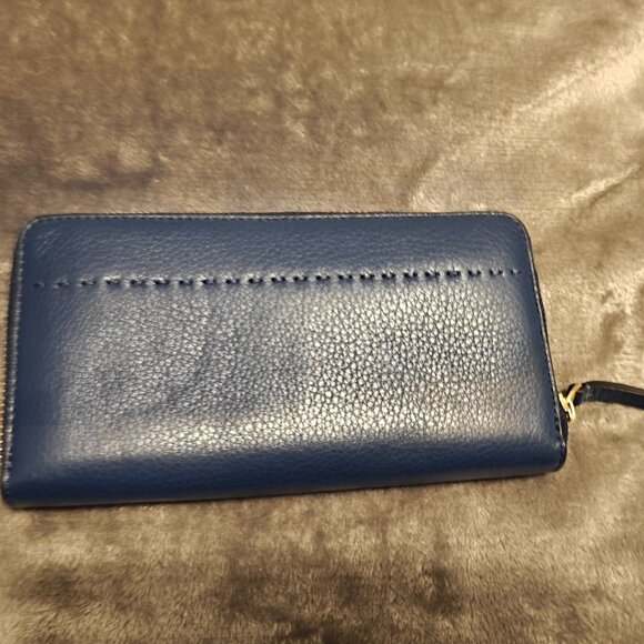 Tory Burch Navy Blue Wallet - Picture 2 of 3